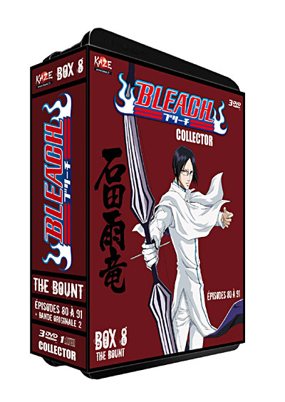 Bleach Box Metal No. 8 DVD Episodes 80 IN 91 + CD And Stickers